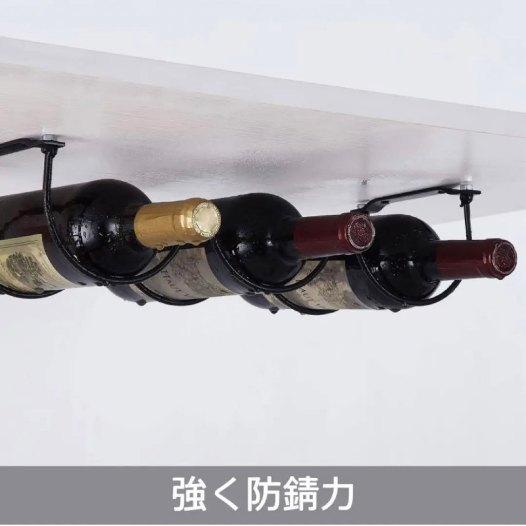 FOMANSH Under Cabinet Wine Rack Organization Storage Kitchen Bar Decoration