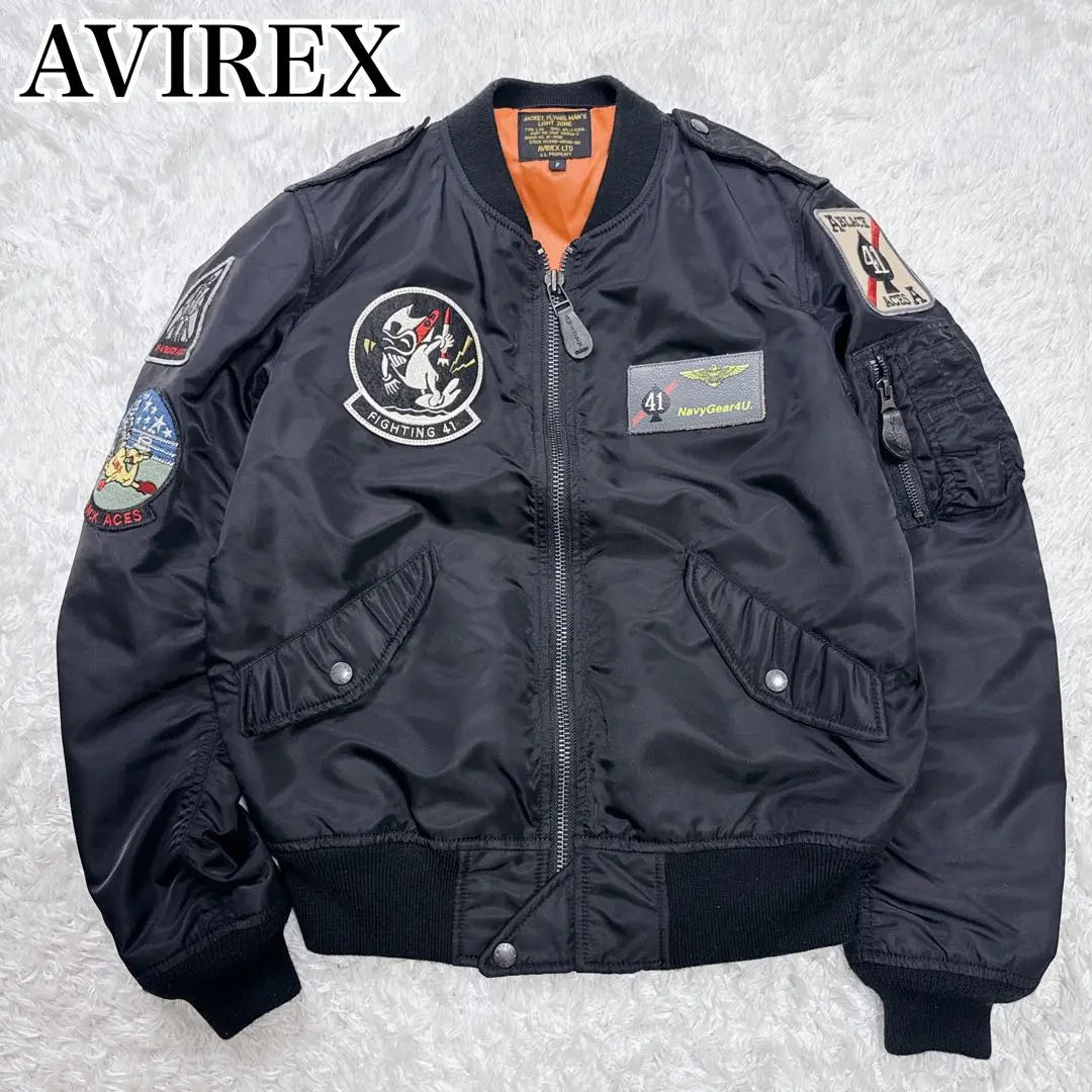 [Hard to get] AVIREX MA-1 flight jacket top gun M patch