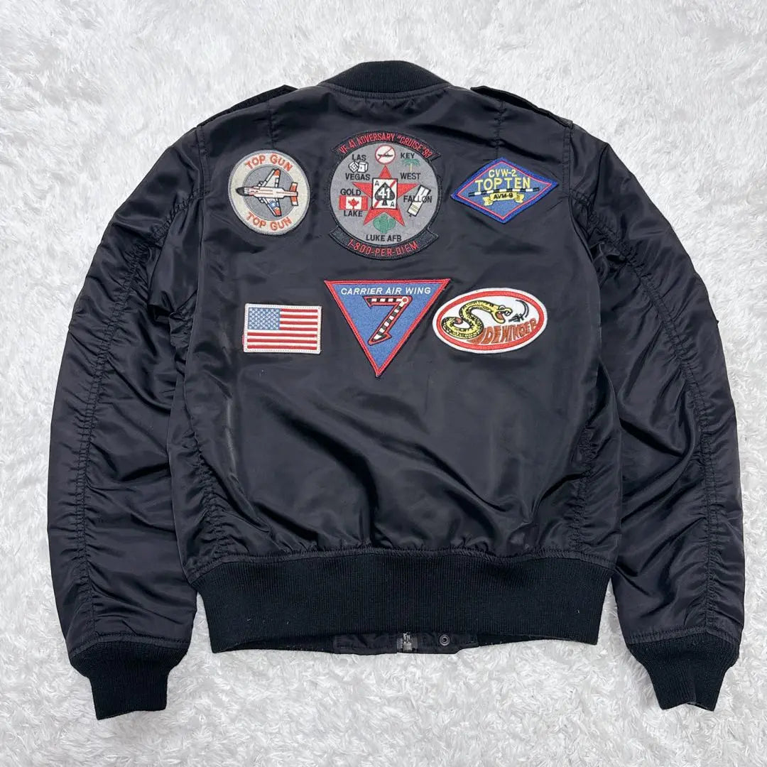 [Hard to get] AVIREX MA-1 flight jacket top gun M patch