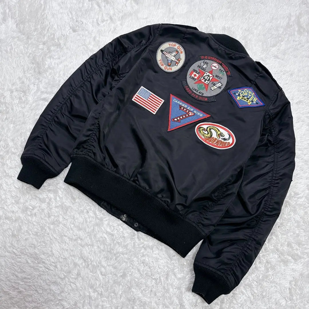 [Hard to get] AVIREX MA-1 flight jacket top gun M patch