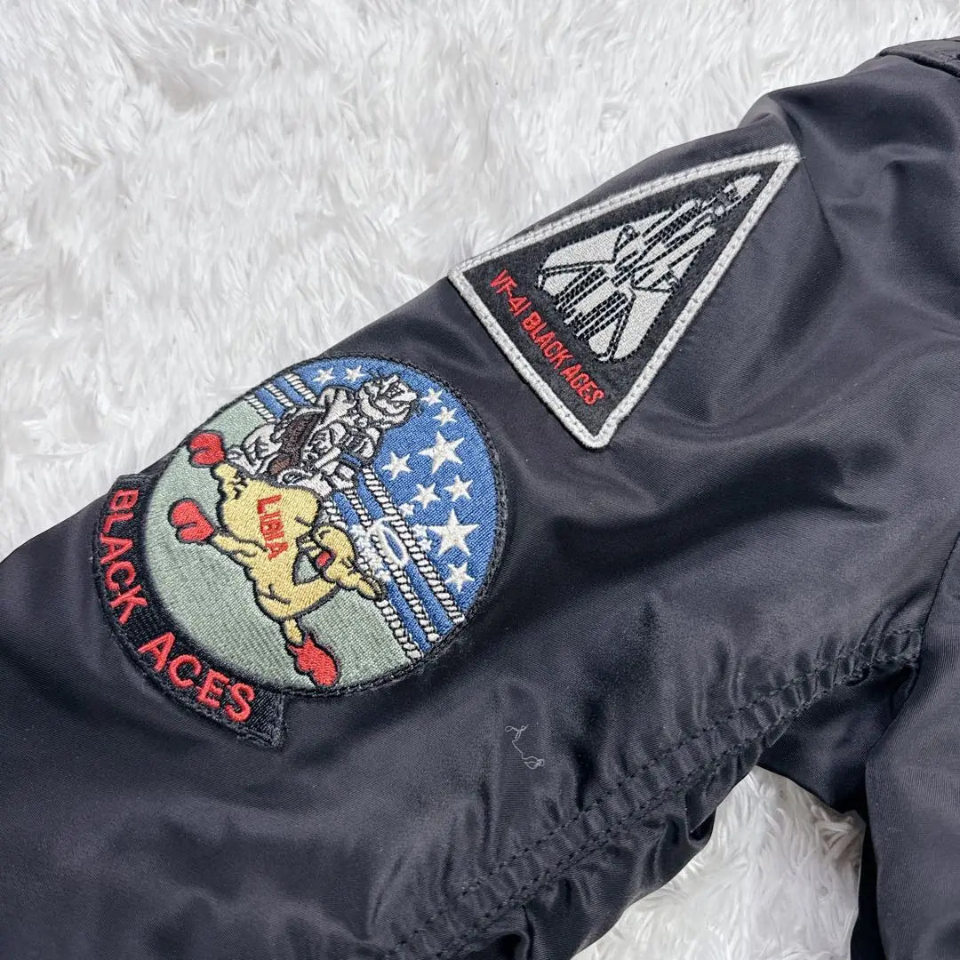 [Hard to get] AVIREX MA-1 flight jacket top gun M patch