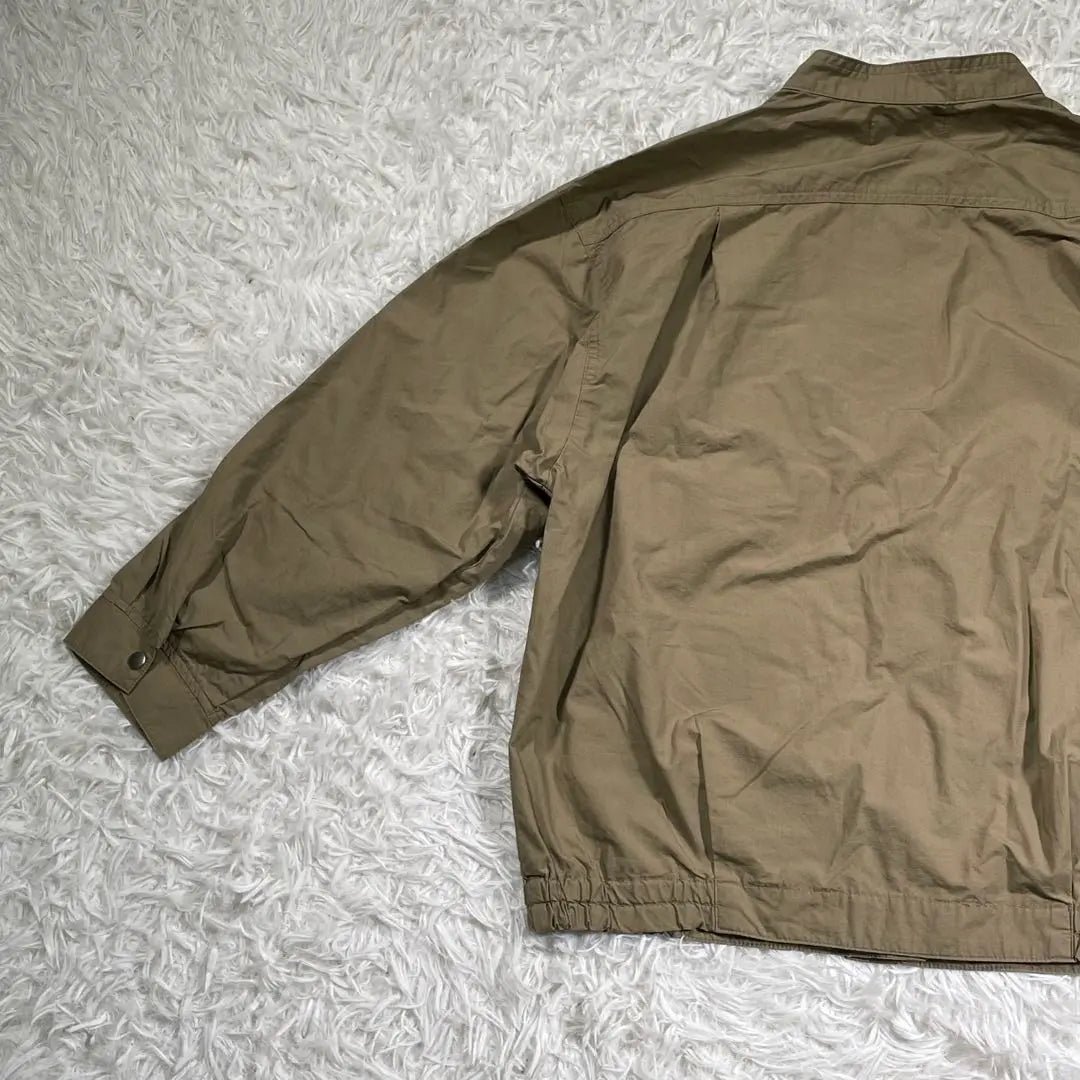 [Simple Life] Blouson, One Size, Khaki, Full Zip Jumper, Outerwear