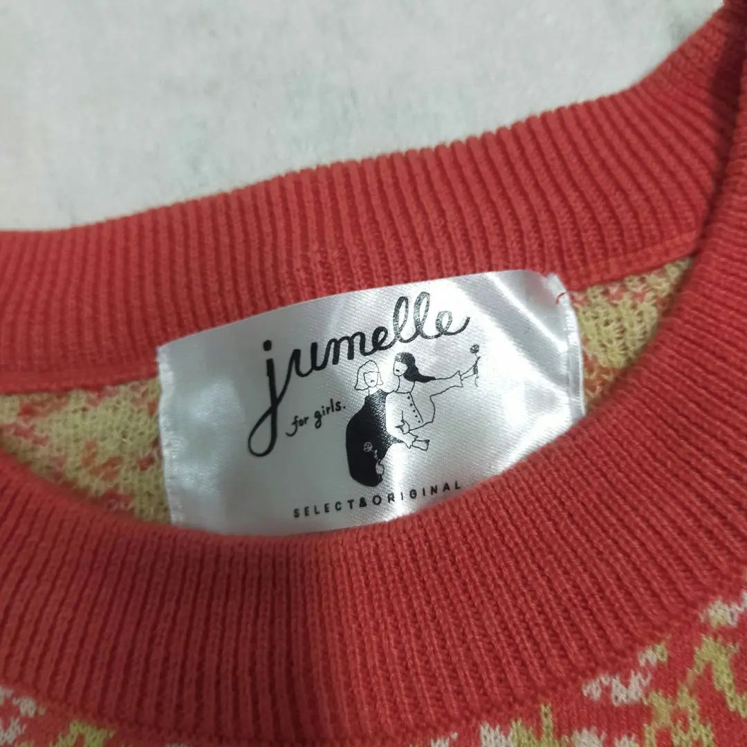 Jumelle - Jersey de punto de verano de manga corta con estampado floral para mujer