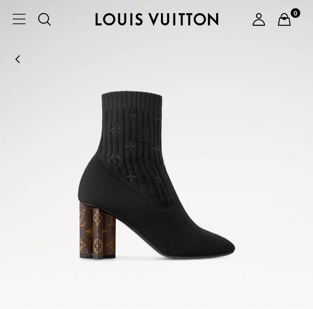 Louis Vuitton silhouette ankle boots