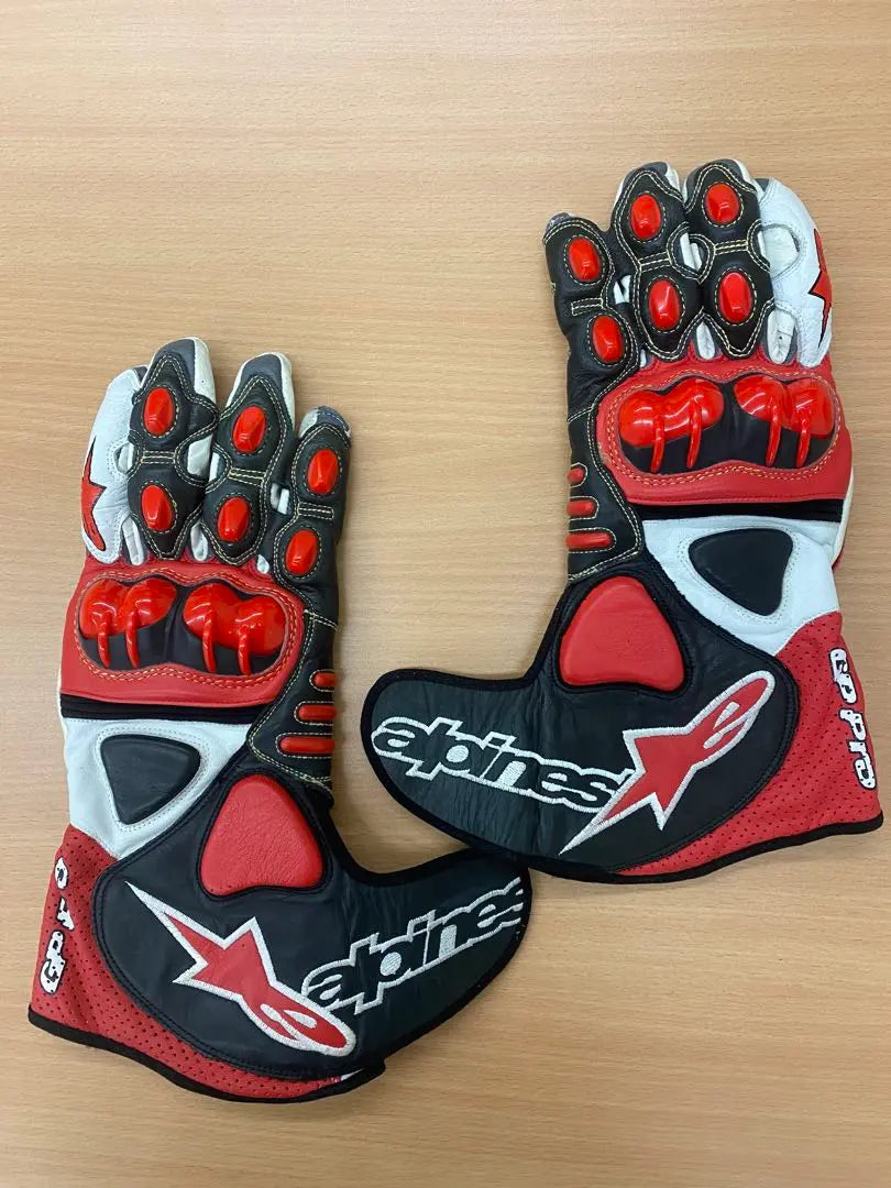 alpinestars motorcycle racing gloves