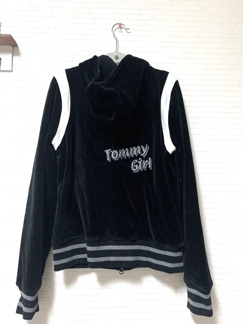 Tommy girl [2way] Reversible hoodie