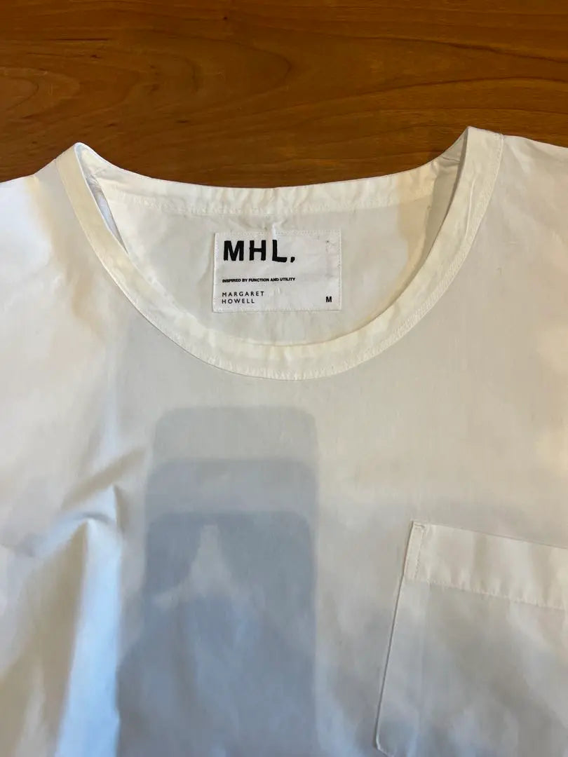 MHL, White shirt, cut and sew T-shirt size M