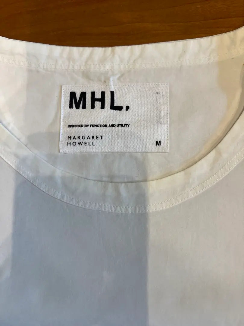 MHL, White shirt, cut and sew T-shirt size M