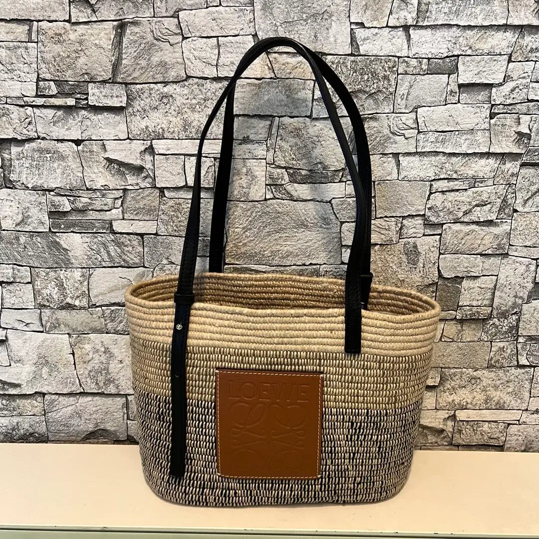 [Good condition] LOEWE Basket Bag Square Basket Small Tote Bag