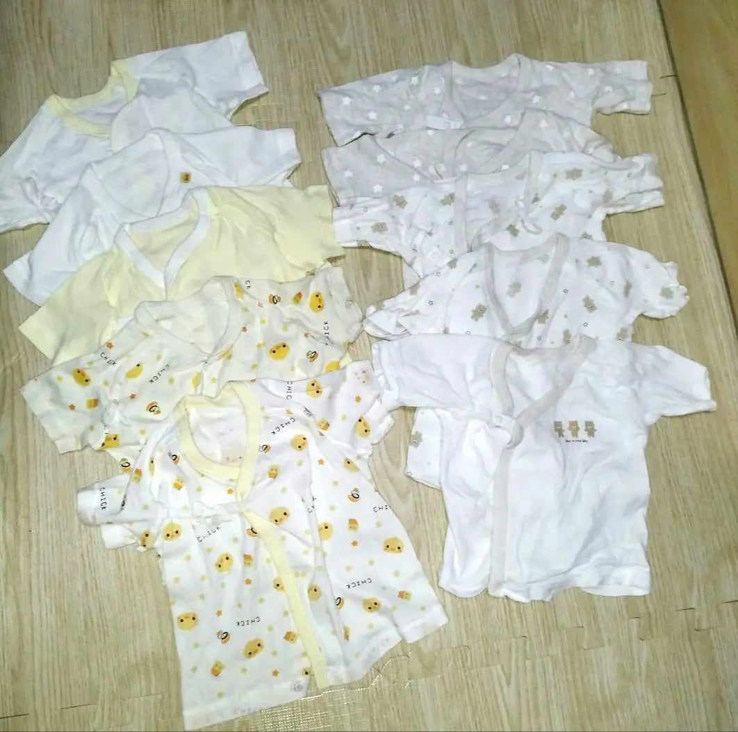 [Envío incluido] Ropa interior para bebé recién nacido, 10 calzoncillos cortos, Pollito, Osito