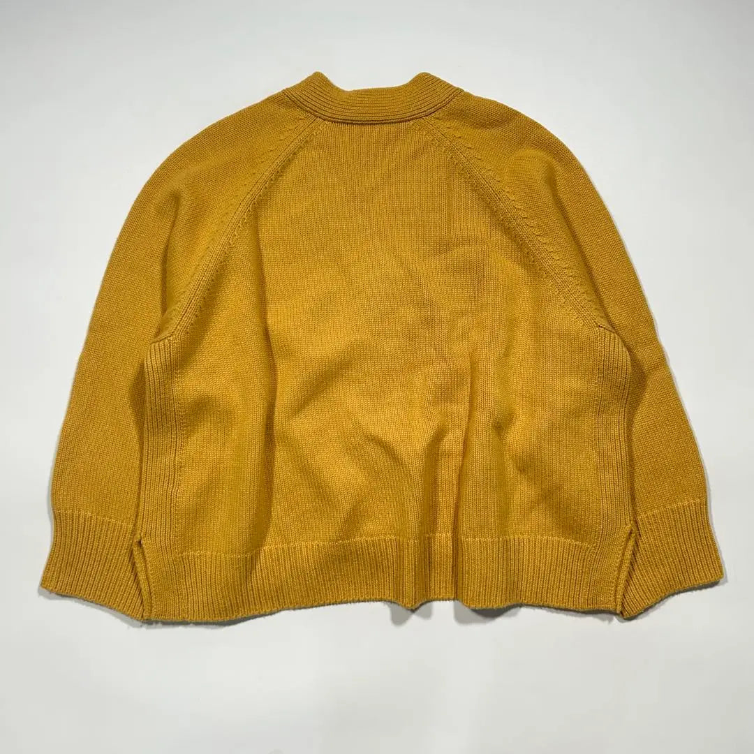 [Good condition] ebure 100% cashmere cardigan yellow casual