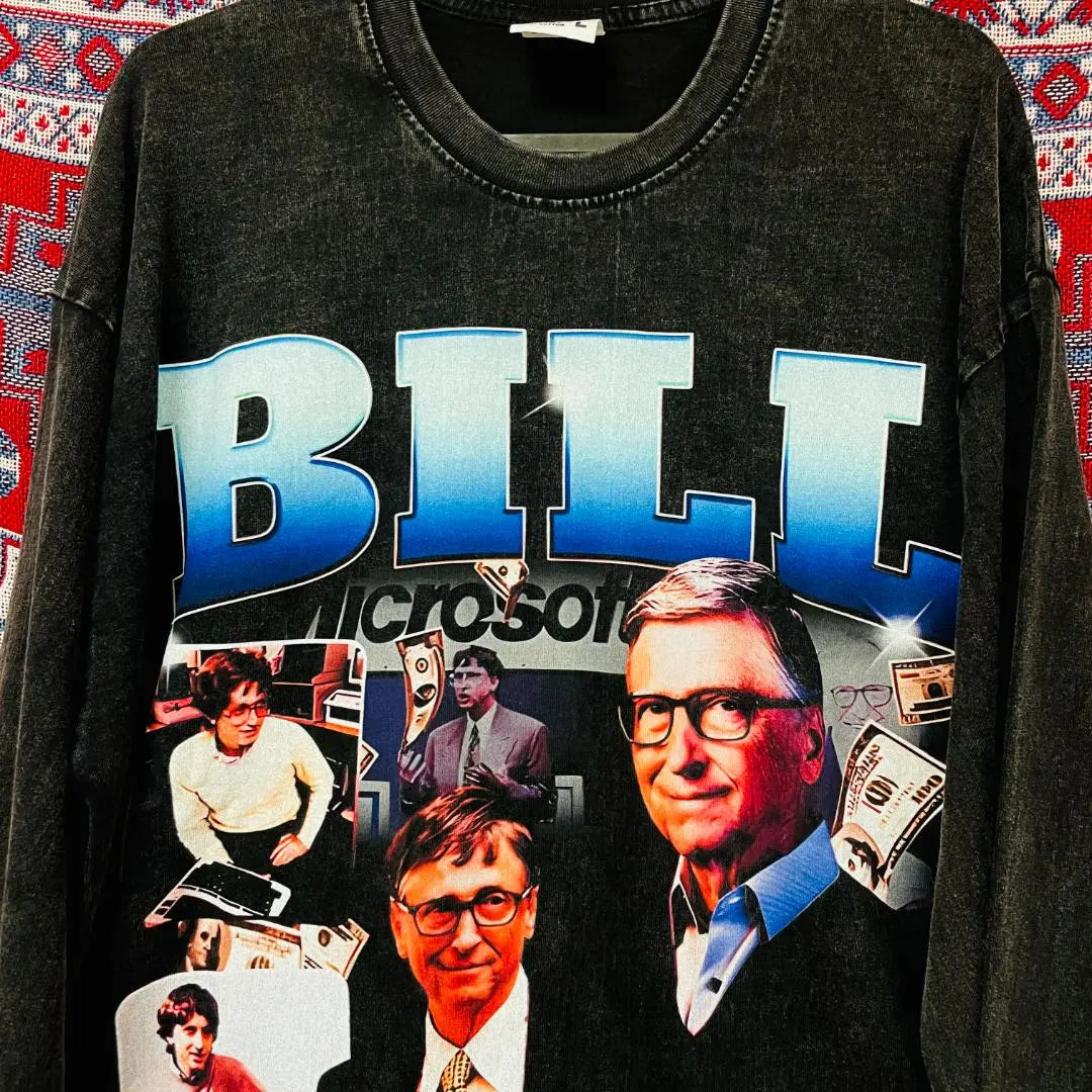 Nuevo ✨ BILL GATES Ron T -Lonti XL 2XL Fortune Up