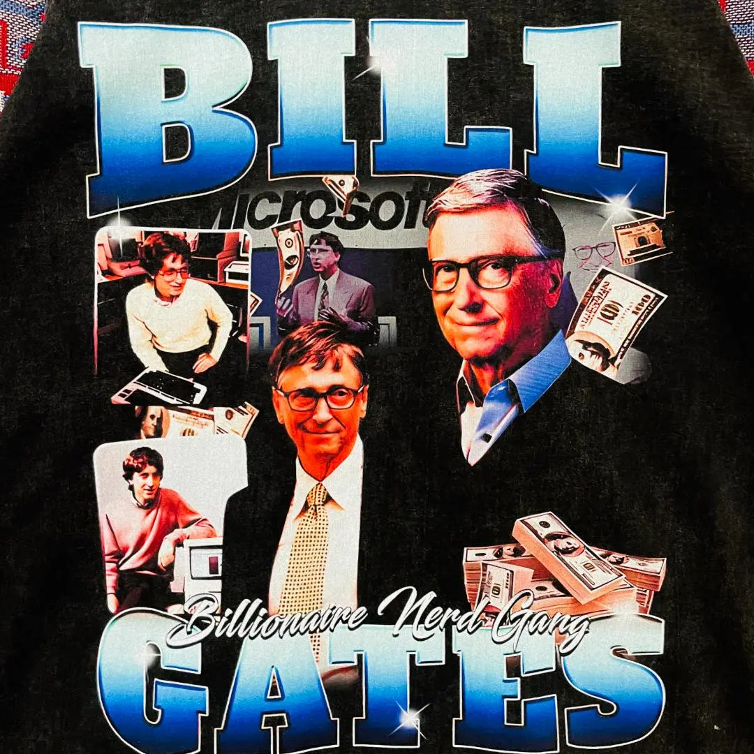 Nuevo ✨ BILL GATES Ron T -Lonti XL 2XL Fortune Up