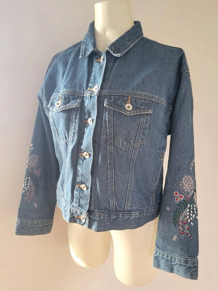 60 [Price cut] Pagebυ Alicia Ladies Denim Jacket F