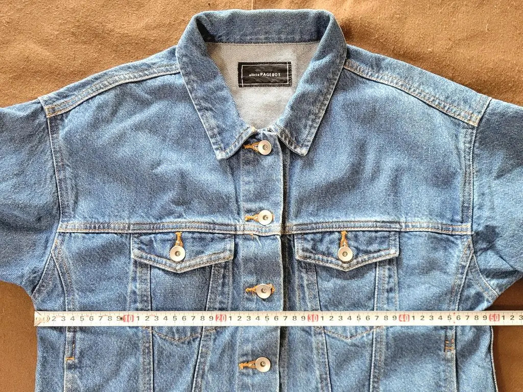 60 [Price cut] Pagebυ Alicia Ladies Denim Jacket F