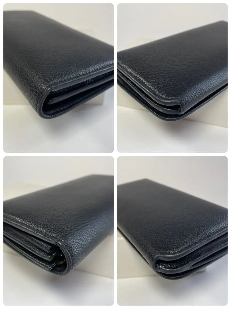 Beautiful condition Balenciaga Everyday logo bifold long wallet black