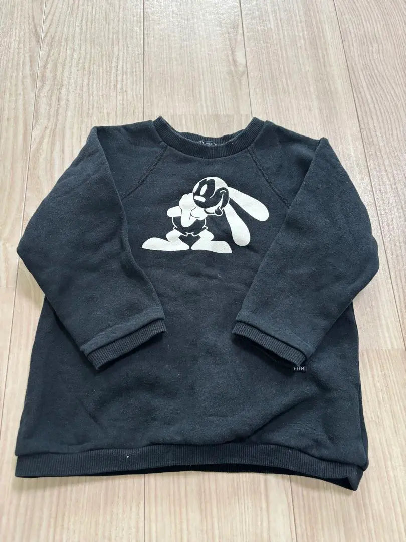 FITH black rabbit print sweatshirt 110