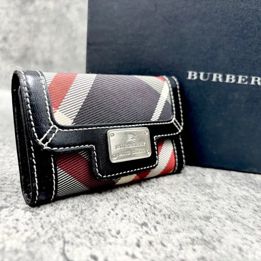 ✨️Extremadamente hermoso✨️BURBERRY Estuche para llaves Burberry Check de 6 piezas