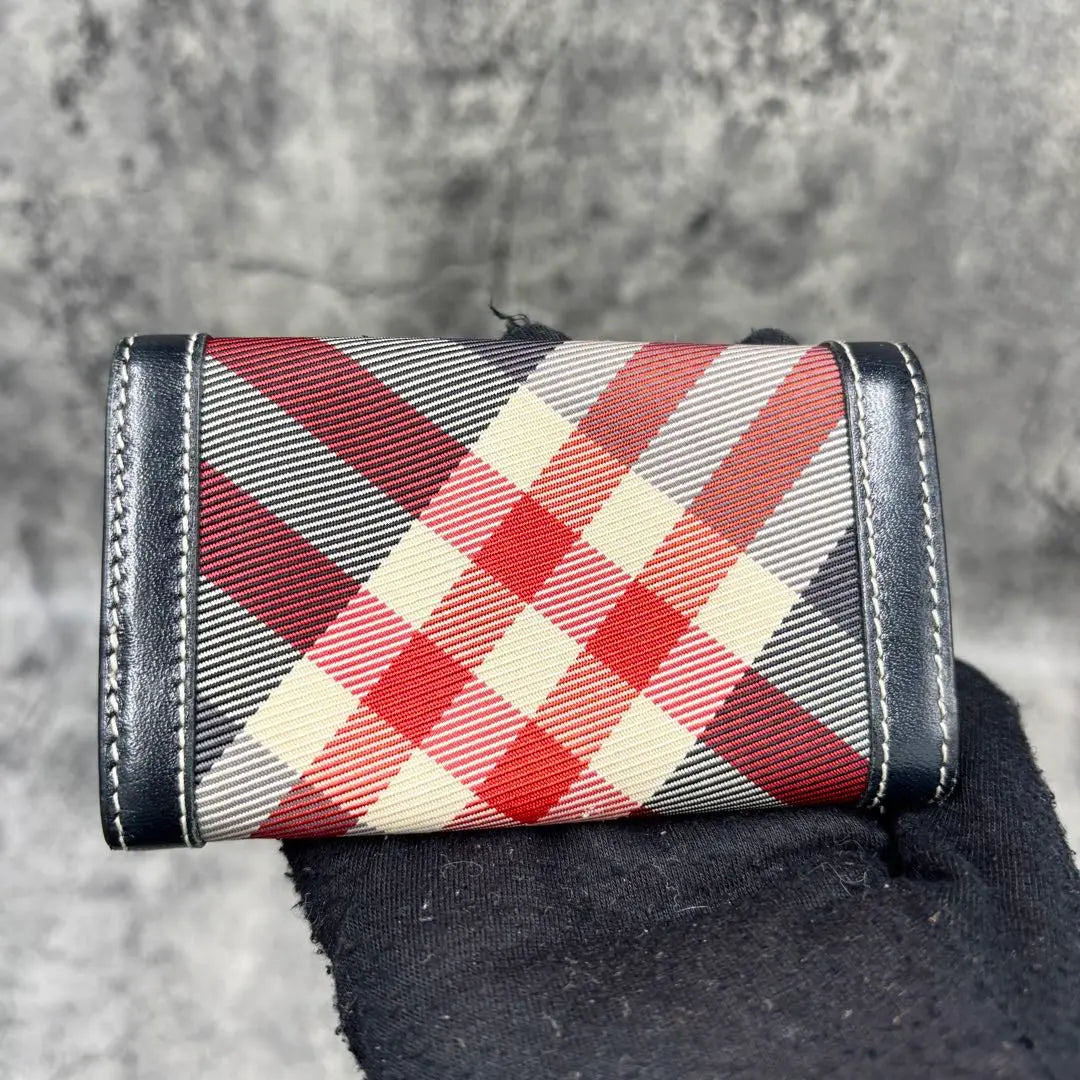 ✨️Extremadamente hermoso✨️BURBERRY Estuche para llaves Burberry Check de 6 piezas