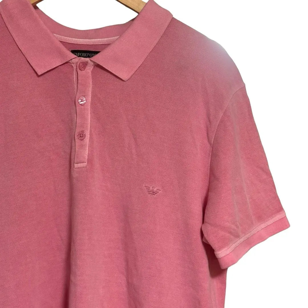 Super beautiful condition! EMPORIO ARMANI Short Sleeve Polo Shirt T-Shirt Niko∞2525