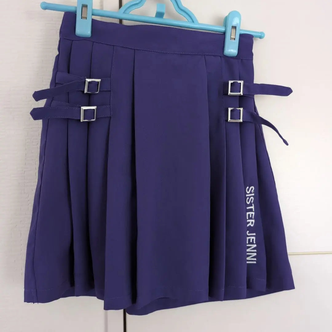 〈USED Good Condition♪〉SISTER JENNI 150cm Purple Pleated Skirt♪