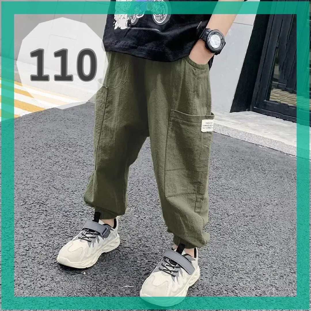 Popular⭐️ Cargo pants jogger pants men and women street dance kids 110