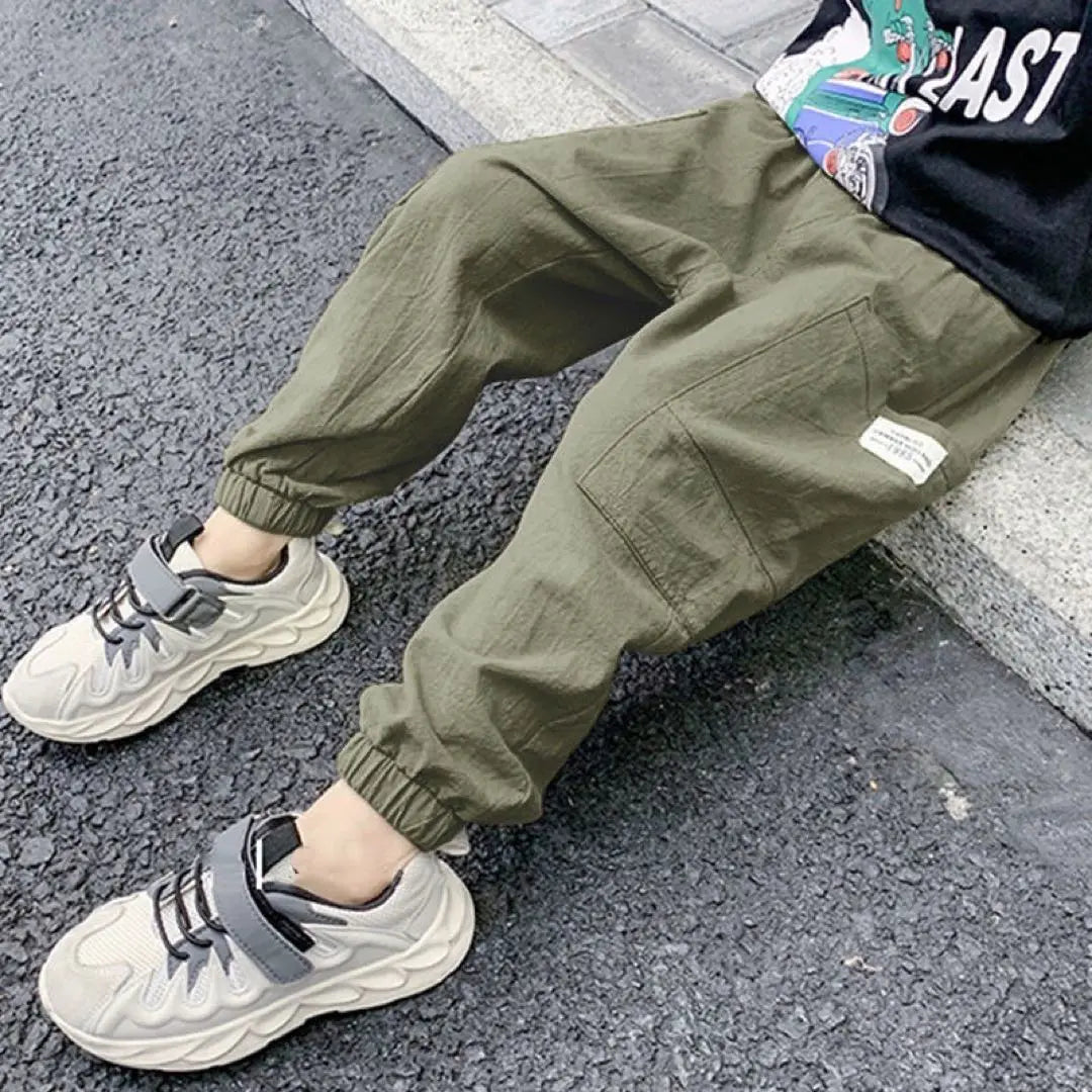 Popular⭐️ Cargo pants jogger pants men and women street dance kids 110