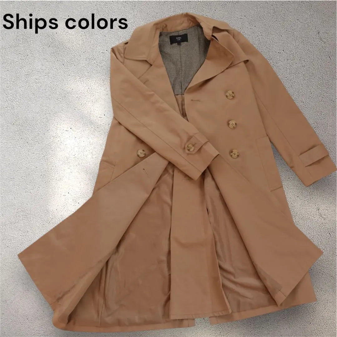 SHIPS shipscolors trench coat beige spring coat