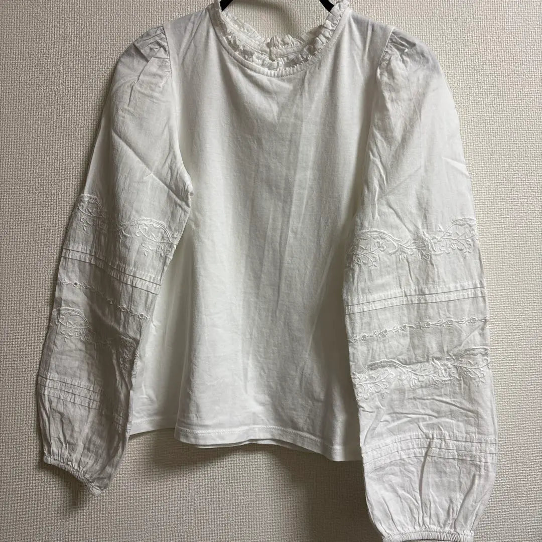 ZARA Embroidered Long Sleeve Shirt 140cm