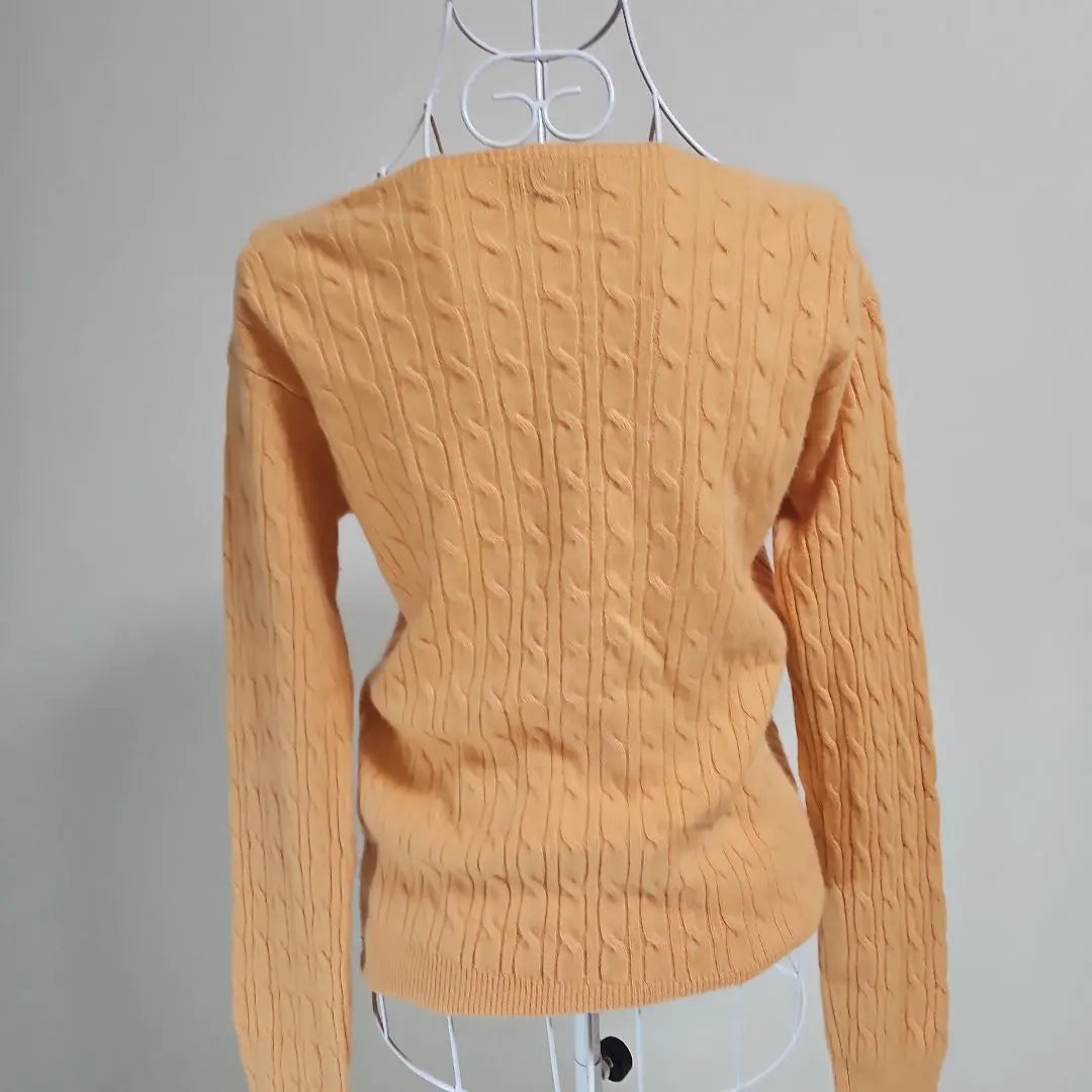 [Popular ⭐UNITED ARROWS] Orange Cashmere Sweater Size 38