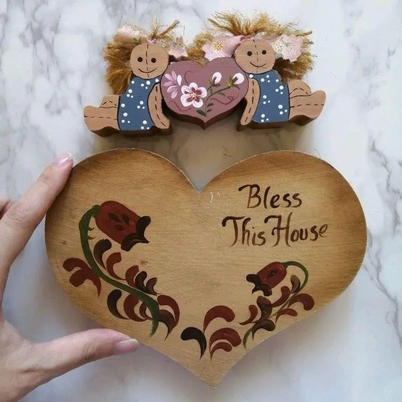 Set of 2★Handmade★American Country★Heart★Doll