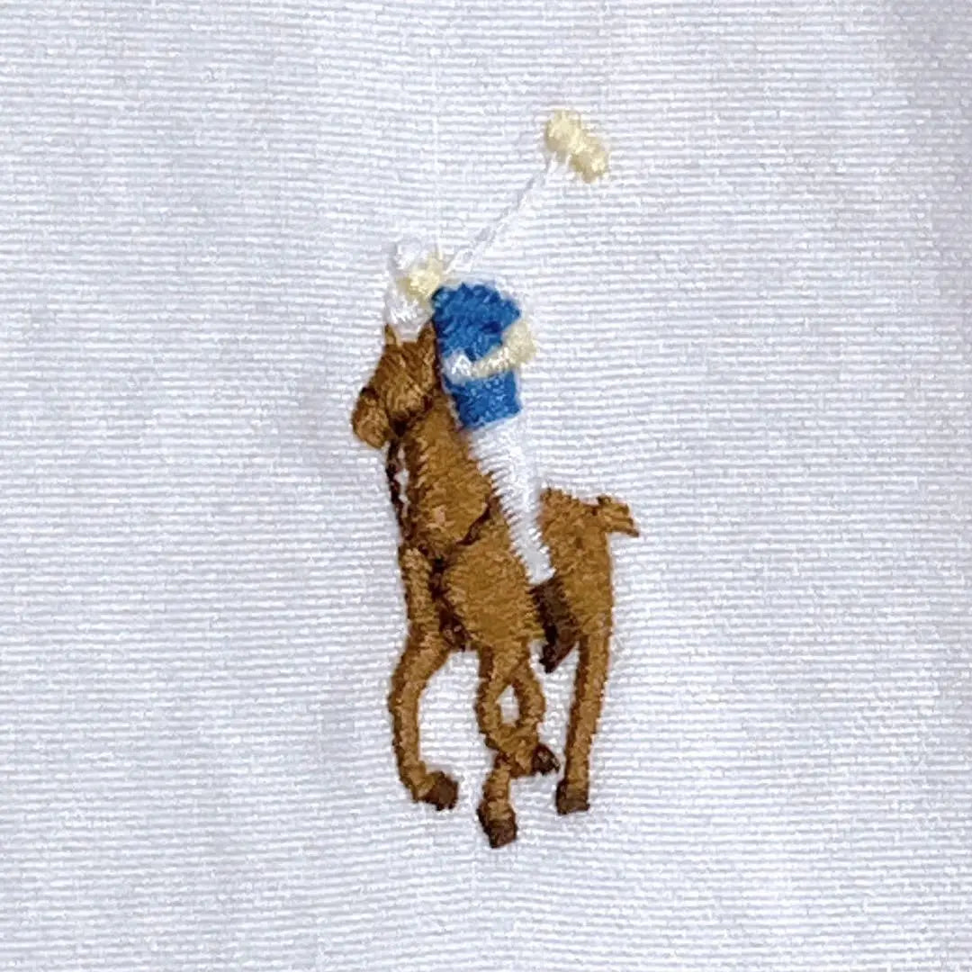 [Very popular] Ralph Lauren ☆ BD long sleeve shirt ☆ XL ☆ Pony embroidery ☆ Oversized ☆ White