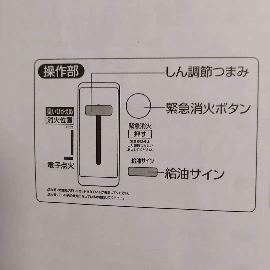 Oil stove naturally ventilated open type | 石油ストーブ自然通気型開放式