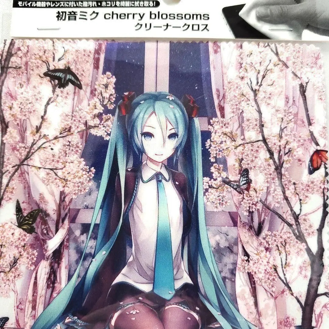 ★Hatsune Miku cherry blossom cleaner cloth spring miku★iXima