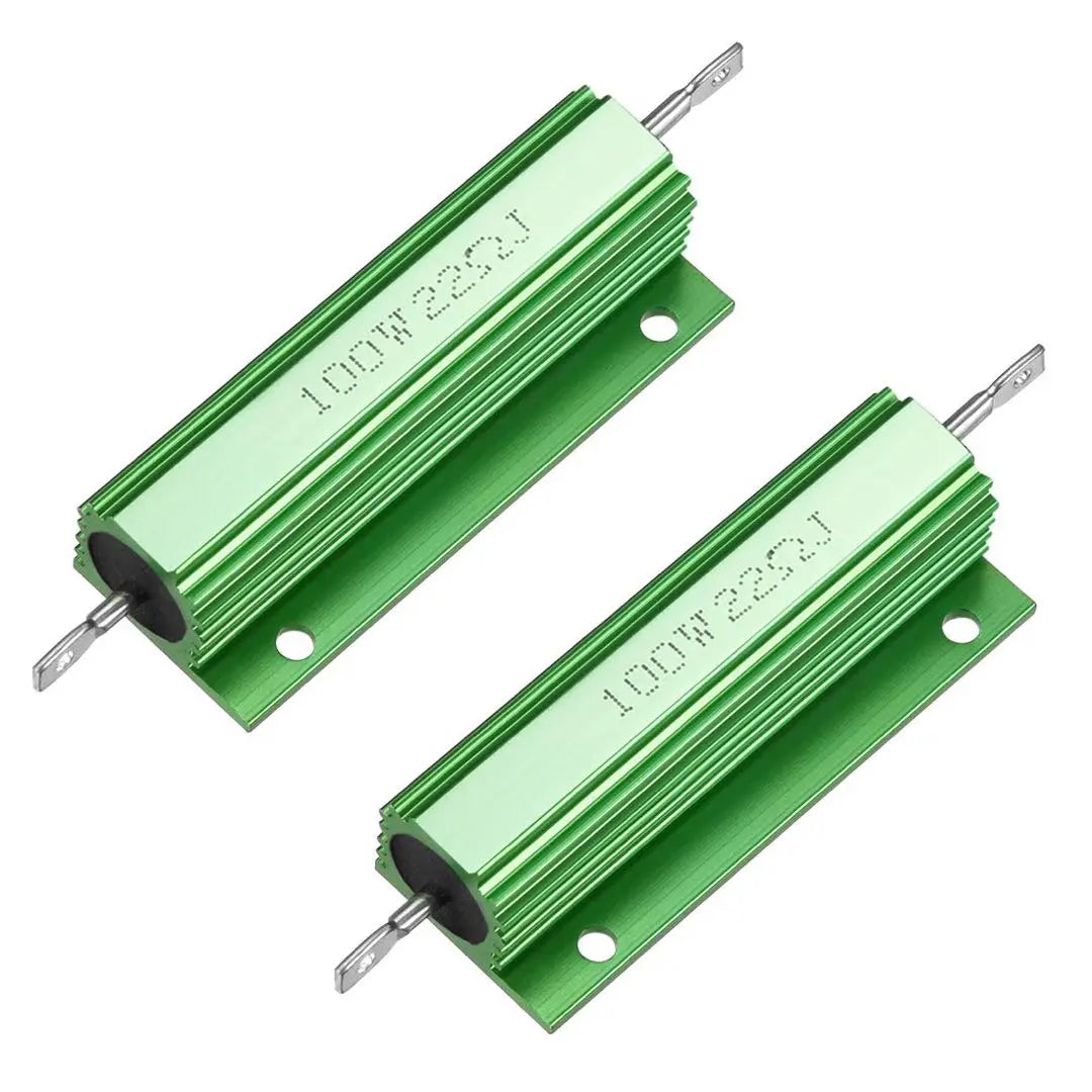 ⭐️Metal clad resistance 100W 22R Aluminum Housing Resistor LED