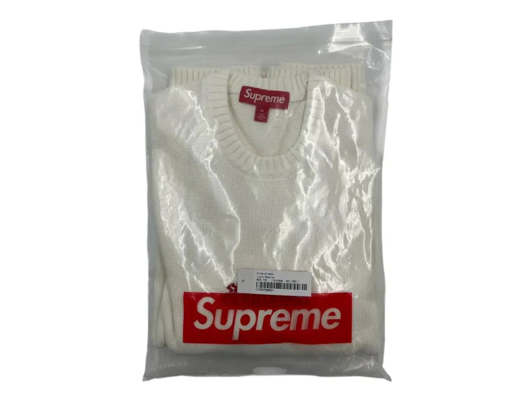 [Unopened item] supreme old english sweater Ivory