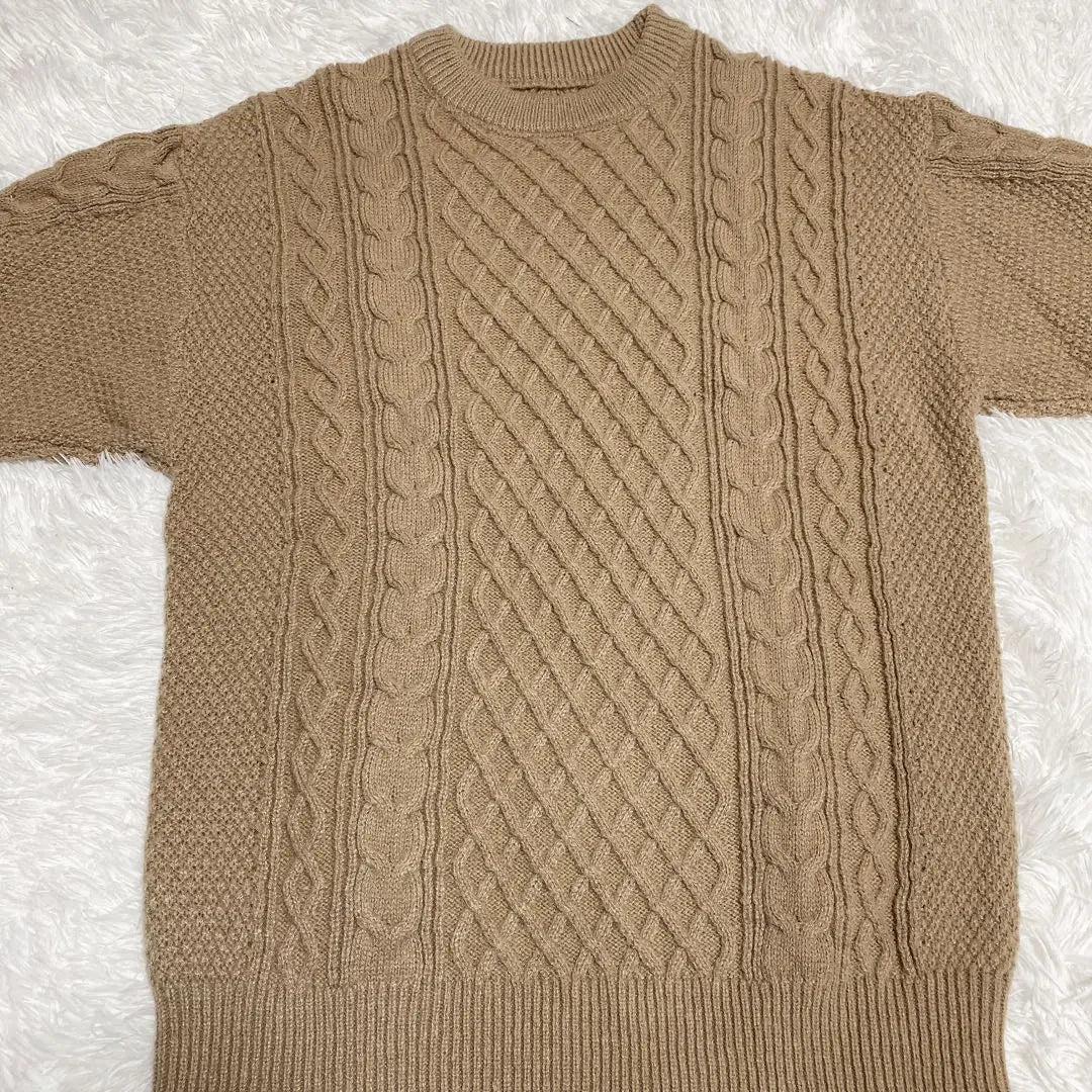 Sweater, Knit, Men's Crew Neck, Warm, Cable Knit, Long Sleeve, Casual