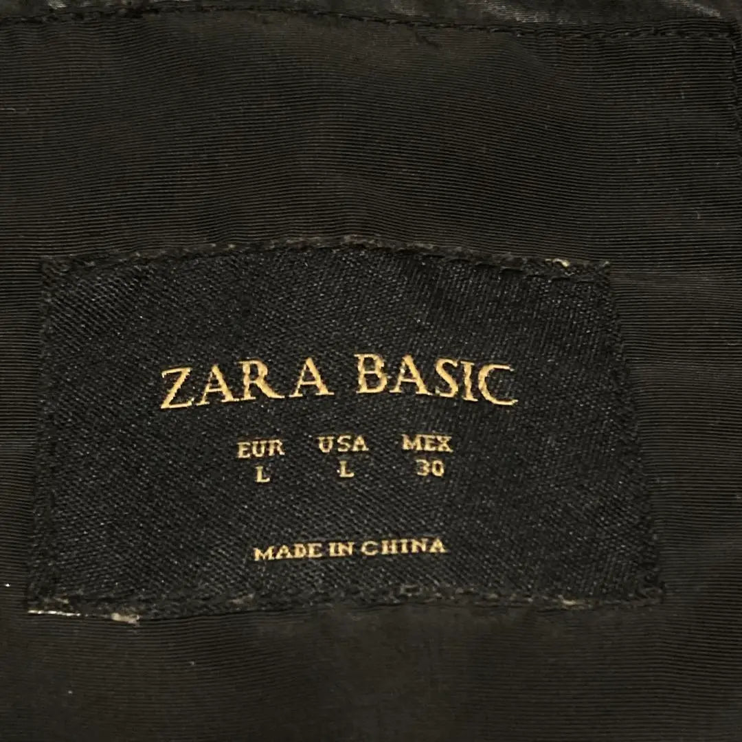 ZARA [Talla L] Abrigo 2way pelo negro negro dorado | ZARA【Lサイズ】2WAY ファー 黒 ブラック 金 ゴールド コート