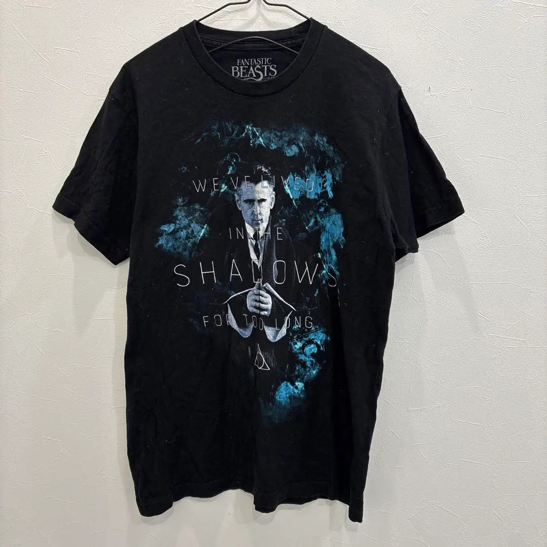 QM1213 BESTIAS FANTÁSTICAS Película Camiseta Manga Corta Negra Hombre M | QM1213 Bestias Fantásticas ムービーtシャツ半袖黒メンズM