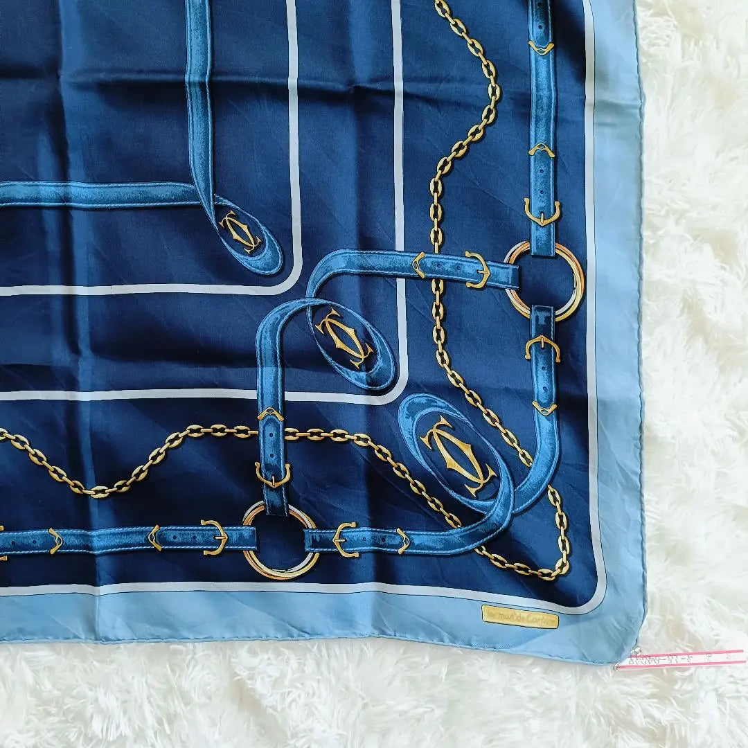 Vintage Cartier scarf les multibelles Cartes | ヴィンテージ　カルティエ　スカーフ　les multibelles Cartes