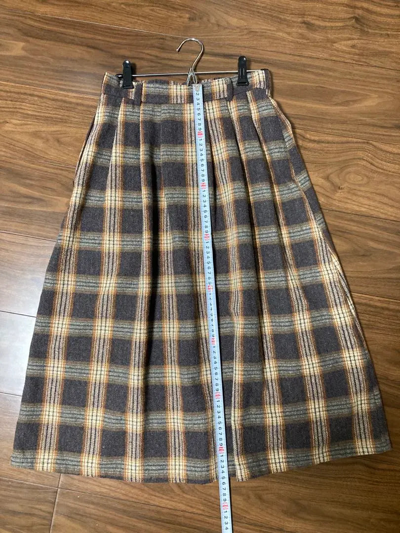 [Price reduction] Check pattern long skirt SHEIN