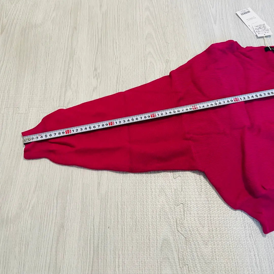 [Unused item] rienda knit dark pink V neck free size