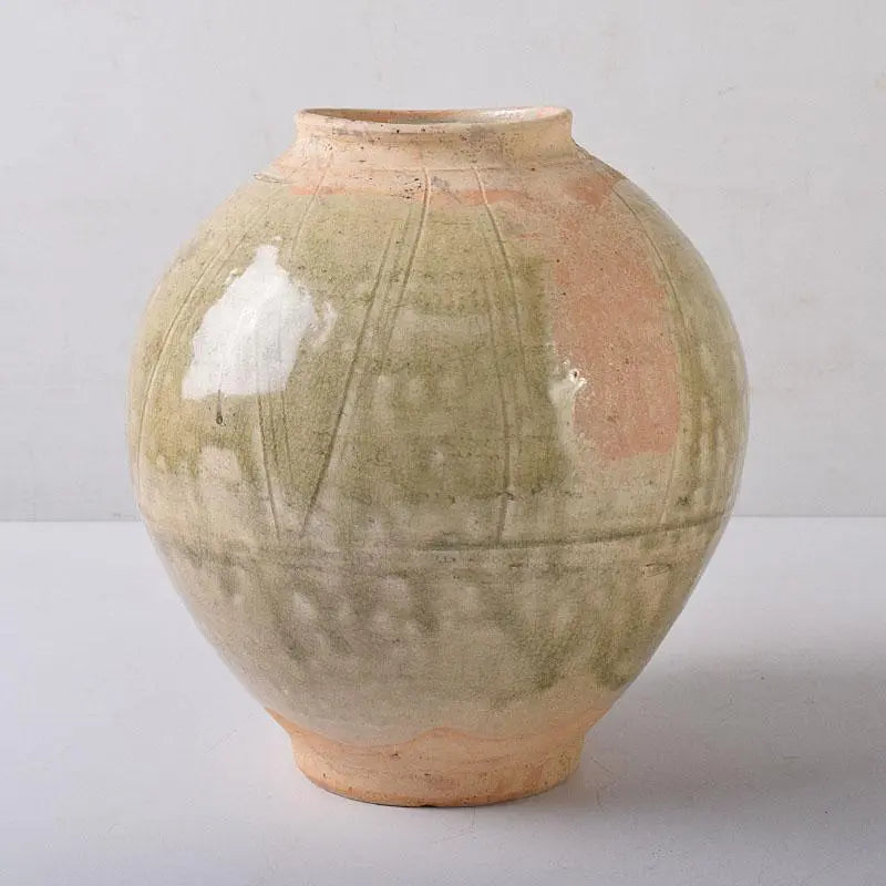 Thai ancient ceramics, Sunkorok, Song Huroku, engraved lined jar, C, R8477H