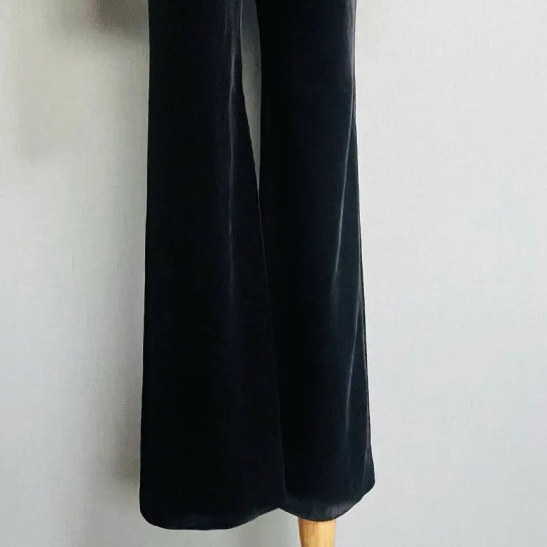 Good condition DRACAENA backless pants suit black velour black set