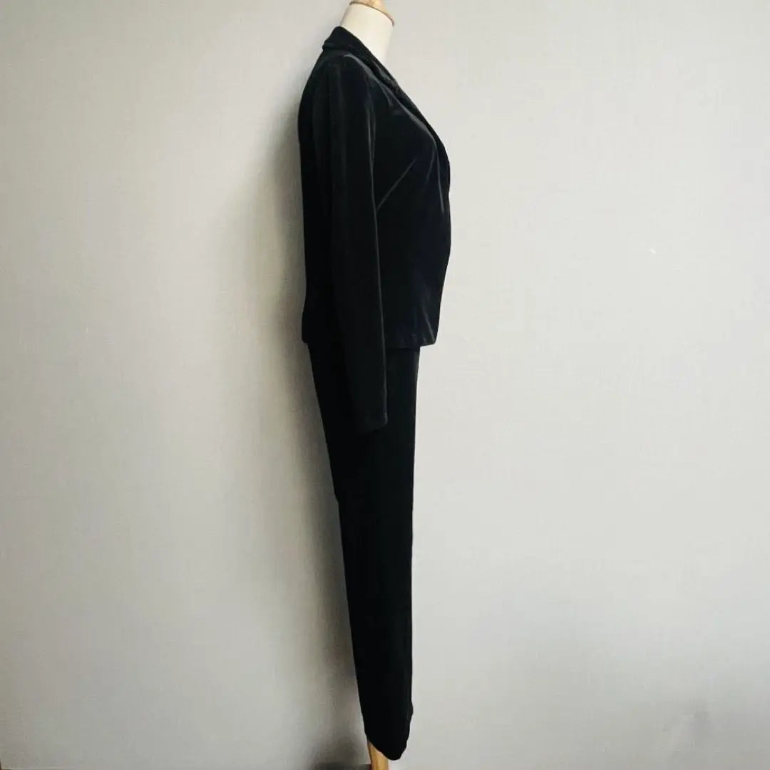 Good condition DRACAENA backless pants suit black velour black set