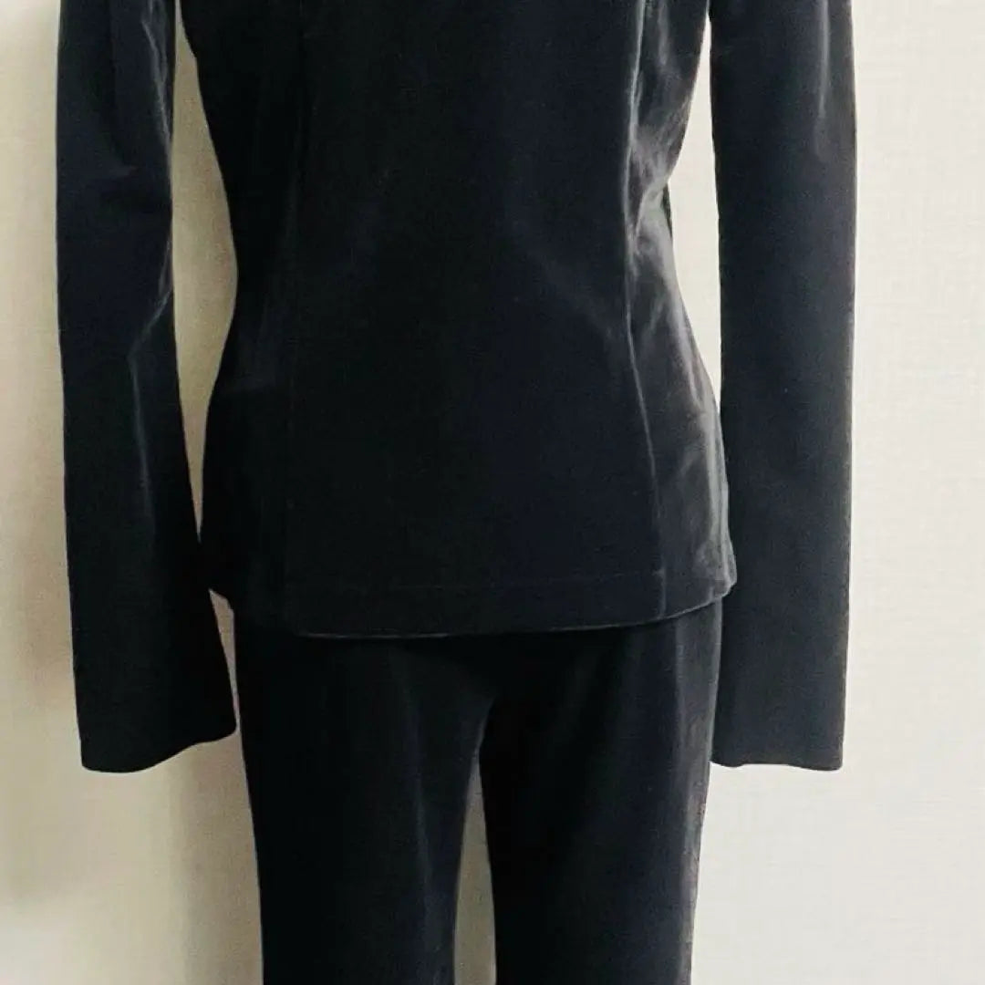 Good condition DRACAENA backless pants suit black velour black set