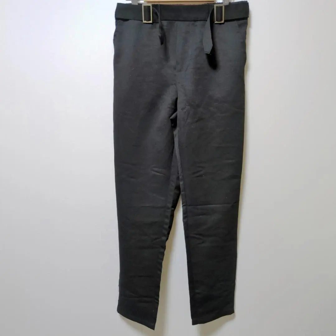 Good condition ♡ MANFINITY slacks with belt black Free shipping