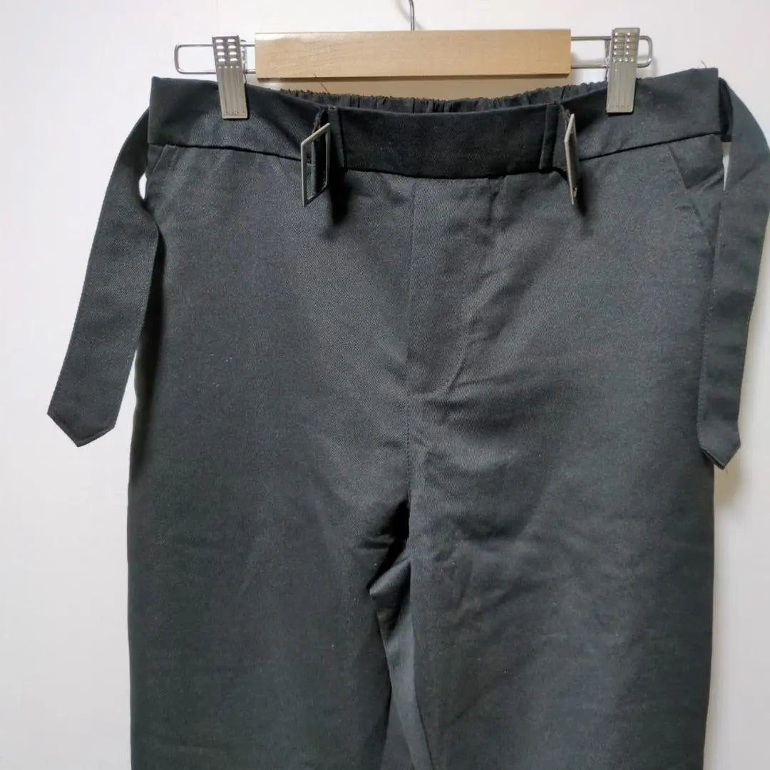 Good condition ♡ MANFINITY slacks with belt black Free shipping