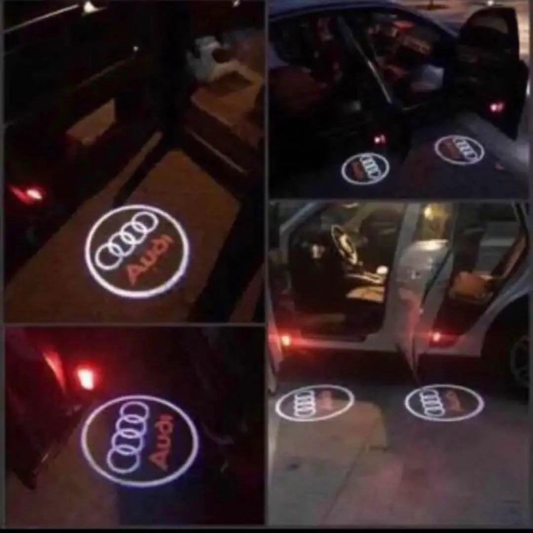 Projector type door light Cartesy light Logo light Audi