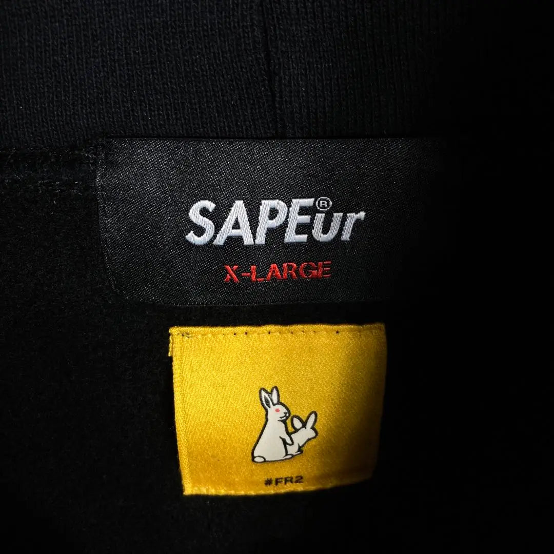 [Tamaño XL raro] Sudadera con capucha de colaboración SAPEur FR2 | 【希少XLサイズ】SAPEur サプール FR2 コラボ パーカー フーディー